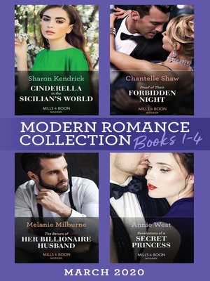 cover image of Modern Romance March 2020 Books 1-4